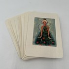Set Of 8 Wooden Postcard Greetings Vintage-looking Christmas Arts   Crafts
