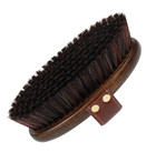 Horse Stiff Body Brush   wooden Body With Leather Strap  Professional Equine Care