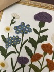 Bp Home Woven Artistry Embroidered Textile Wall Art Flowers 19   x 15   