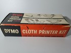 Vintage Dymo Cloth Printer Kit Rare 