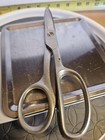 Vintage Wiss Inlaid Shears 8 5 Inch Bent Trimmer Scissors Forged Steel Usa