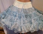 Vtg  Great American Square Dance Co  Lt  Blue Petticoat   Pettipants Shiny Full