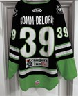 Savannah Ghost Pirates Game Worn Jersey Of  39 Robbie Fromme-delorme Year 2