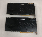 Lot Of 2x Msi Gaming X Geforce Gtx 1070 8gb Gddr5 Graphics Card