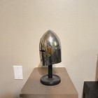 Medieval Steel Great Helm Helmet Decorative Display Reproduction Silver