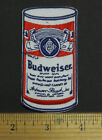 Budweiser Bud Beer Can Style Embroidered Iron-on Patch New Style