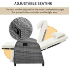 Patio Outdoor Conversation Set Rattan Wicker Recliner Chair Furniture Table