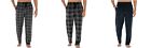 Men George Black Red Plaid Green Fleece Velour Pajama Lounge Pants S M 3xl  p1 