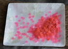 Antique Art Deco French Sequins  Hot Pink Clear  5mm  1920s-30s  2g