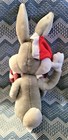 Applause Warner Bros Looney Tunes Christmas Santa Bugs Bunny 21  Plush 1994
