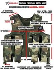 Maddog Tactical Paintball Battle Vest Woodland Camo Milsim