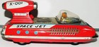    Vintage Japanese Tin Litho Bandai Battery Operated Space Jet X-001    