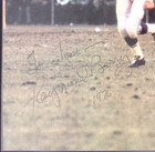 1976 Baltimore Colts Raymond Berry Signed Page To Tom Laminated