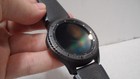 Samsung Gear S3 Frontier 316l Steel Case  Black Silicone Band Smart Watch As-is