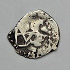 1621-1649 Cob 1 2 Real Spanish Colonial Potosi Bolivia Early Type Nice  m629