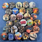 70s 80s Classic Rock Band 1 25  Pinback Buttons Set Of 30 Pins  Retro Rock Music