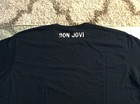 Bon Jovi Heart And Dagger Logo Black Double Sided Shirt Adult 2x-large 2xl