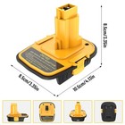 Dm18d Adapter For Dewalt 20v Milwaukee 18v Battery To Dewalt 18v Cordless Tools