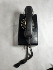 This Is A Vintage Black Rotary Dial Wall Telephone  Likely A Model 554b  As Is