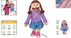 Performance Quality 25  Ventriloquist Puppet - Peach Girl  Fabric  Full Body