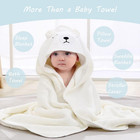 2 Pack Hooded Baby Towels - Premium Ultra Soft Organic Baby Bath Towel     Absorbe