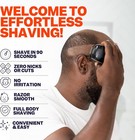 Flexseries Electric Head   Body Hair Shaver - Mens Cordless Rechargeable    