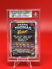 Frank Thomas On Card Auto Custom Beckett Authentic witnessed The Big Hurt Slab