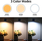 Desk Lamp usb Clip On Light With 3 Color Modes led 10 Levels Brightness Reading 