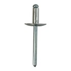 Large Flange Pop Rivets 3 16  X 1 4  Aluminum Body Steel Mandrel  6-4  Qty 100