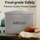 Stainless Steel Metal Bread Box Storage Bin With Lid Bread Box Holder Container