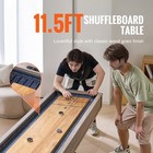 Uimoso 11 5 Ft Shuffleboard Table 2 In 1 Shuffleboard And Bowling Combo Game Set