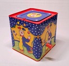 Jack In The Box Musical Toy 1997  Clown Schylling Kids Vtg  Pop Goes The Weisel