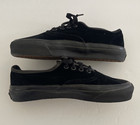 Vans Made In Usa Black Velvet Shoes Women Size 5 Vintage 
