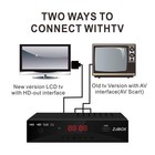 Digital Tv Converter Box  Atsc Tv Tuner - Zjbox For Analog Hdtv Live 1080p Wi   