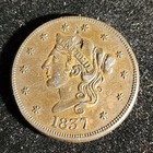 Nice 1837 Hard Times Token Millions For Defence Not One Cent For Tribute  B2522
