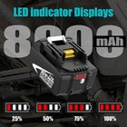 2pack For Makita 18volt 8 0ah Lxt Li-ion Battery Bl1860b Bl1830 Bl1850   Charger