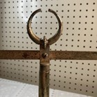 Vintage Brass Balance Scale Apothecary Justice Scales Patina With Age No Weights