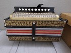 Hohner Collectible Antique C Diatonic Accordion 112 With Original Box