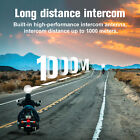 V6s 2-way 1000m Helmet Intercom Motorcycle Bluetooth Headset Interphone Fm Radio