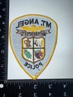 Vintage Mt  Angel Oregon Or Oktoberfest Police Shoulder Patch Obsolete