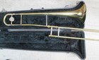 Yamaha Ysl-354 Student Tenor Trombone     Plays  Heavy Dents   Scratches     As-is