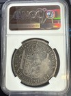 1818-zs Ag Mexico Zacatecas 8 Reales Ngc Fine 15