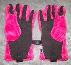 The North Face Girls Size Large Pink Osito Fleece Gloves Ski Snow