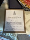 2003 Royal Worcester Queen Elizabeth 50th Coronation Anniversary Plate New W box