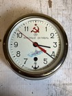 Vintage Vostok Russian Cccp Soviet Submarine Naval Wall Clock W  Keys Working