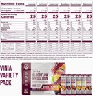 Vinia Resveratrol Electrolyte Hydration Powder Mix Variety Mix Blood Flow 