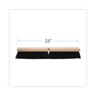 Boardwalk 20624 3  Polypropylene Bristles 24  Brush Floor Brush Head - Black New