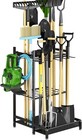 Garden Tool Organizer Garage Utility Storage Racks W hooks Metal Yard Tool Stand