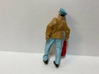 Just Plain Folk   3025 G Scale Train Figure  Flagman On Caboose W  Flag  new