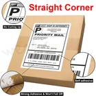 8 5x5 5 Premium Shipping Labels Half Sheet Self Adhesive Straight   Round Corner
